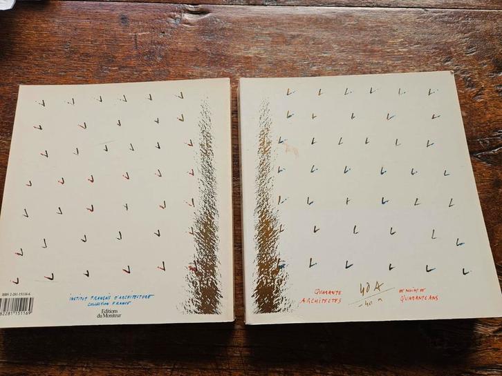 Quarante Architectes de moins de Quarante Ans - deel 1 en 2., Boeken, Kunst en Cultuur | Architectuur, Zo goed als nieuw, Ophalen of Verzenden