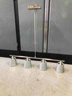 Hanglamp met dimmer en in hoogte verstelbaar, Ophalen, Gebruikt, Industrieel, Strak, Design, Metaal