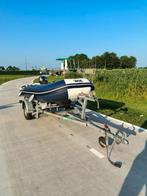 Rubberboot met moter met trailer, Watersport en Boten, Ophalen of Verzenden, Gebruikt, Overige typen, Motorboot