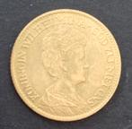 Gouden 10 gulden Wilhelmina 1913 Gouden tientje, Goud, Koningin Wilhelmina, Ophalen of Verzenden, 10 gulden