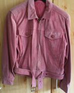 suede roze jas, Maat 38/40 (M), Roze, Zo goed als nieuw, Ophalen