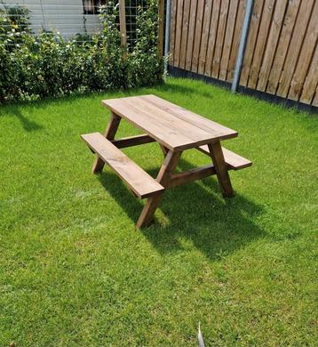 Kinder picknicktafel. Nieuw & handgemaakt beschikbaar voor biedingen