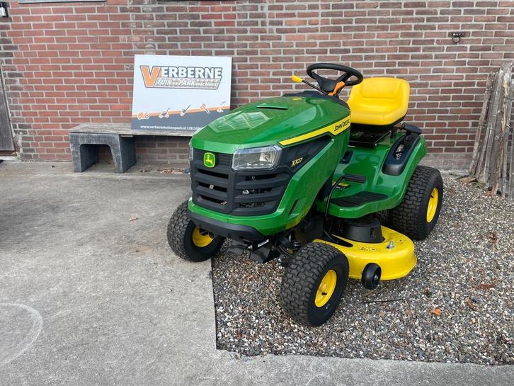 John deere x107 nieuw, Tuin en Terras, Zitmaaiers, Zo goed als nieuw, 90 tot 120 cm, Ophalen