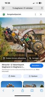 Vier tickets attractiepark Slagharen, Drie personen of meer, Ticket of Toegangskaart