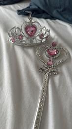 Tiara en toverstaf set voor kinderen, Ophalen of Verzenden, Zo goed als nieuw, 104 of kleiner, Meisje
