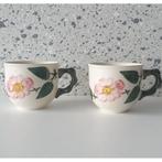 2 Villeroy en Boch Wildrose espresso / mokka kopjes, Antiek en Kunst, Ophalen of Verzenden