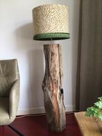 Boomstam lamp., Huis en Inrichting, Ophalen, Zo goed als nieuw, Hout, 75 cm of meer