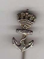 Speldje koninklijke marine msf zilverkleur (a8), Verzamelen, Verzenden, Gebruikt, Overige onderwerpen