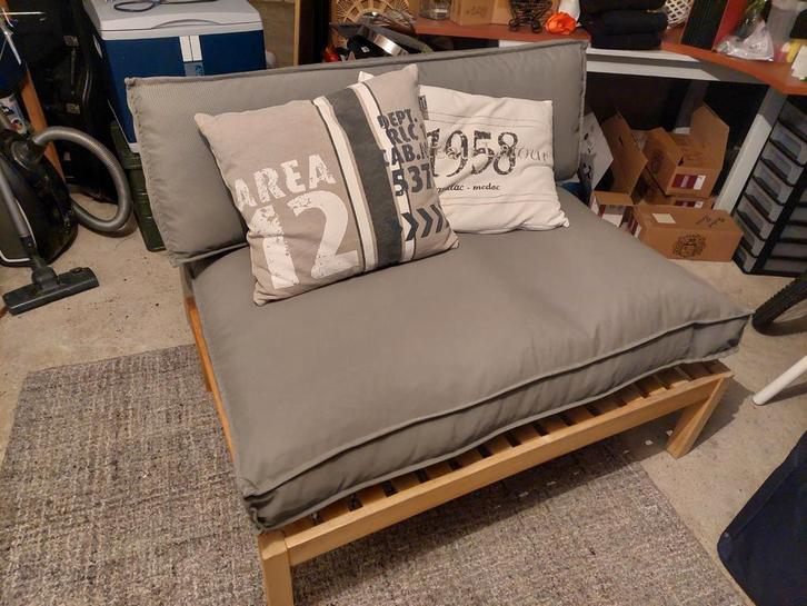 Tuinbank met kussens, Tuin en Terras, Tuinbanken, Gebruikt, Ophalen