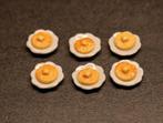 Pannenkoekjes met klontje boter op porseleinen bordje., Nieuw, Verzenden, Gebruiksvoorwerp