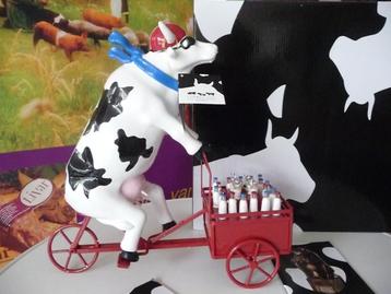 Nieuw Cow Parade koe Lait Triporteur medium incl. verzending beschikbaar voor biedingen