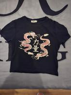 Zwart T-shirt, Zwart, Maat 42/44 (L), Ophalen of Verzenden, Korte mouw