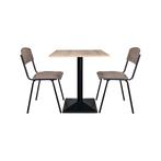 Complete horeca tafels 67x67cm, Bistro tafel melamine