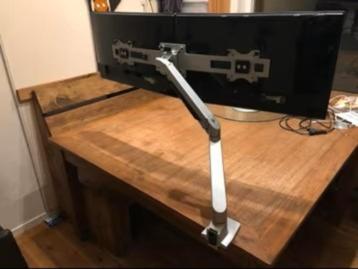 Monitorarm Damian gasveer en twin bracket voor 2 monitoren beschikbaar voor biedingen