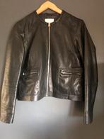 Mango kort zwart soepel leren  jasje. Maat:M, Kleding | Dames, Maat 38/40 (M), Mango, Zwart, Ophalen of Verzenden