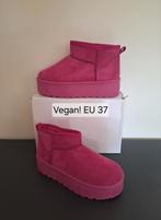 Vegan fuchsia roze kunstsuède sloffen/enkellaarzen EU 37, Kleding | Dames, Schoenen, Lage of Enkellaarzen, Nieuw, Ophalen of Verzenden