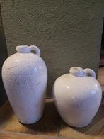 2 nieuwe witte kruiken, Huis en Inrichting, Woonaccessoires | Vazen, Overige kleuren, Aardewerk of Porselein, Ophalen of Verzenden