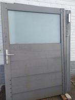 Tekoop aluminium poort en heken, Tuin en Terras, Ophalen, Schuifpoort, Aluminium, 200 cm of meer