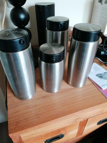 Te koop Jura Dubbelwandige melkbekers.  beschikbaar voor biedingen