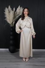 Marokkaanse jurk/kaftan/abaya, Kleding | Dames, Jurken, Maat 38/40 (M), Beige, Nieuw, Ophalen of Verzenden
