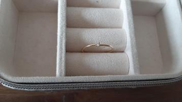 Diamanten gouden ring