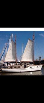 Ketch uit 1950 mahonie teak hout zeil motor jacht, Ophalen, Zo goed als nieuw, Diesel, Tourjacht of Cruiser