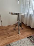 Bijzettafel, Huis en Inrichting, Minder dan 55 cm, Metaal of Aluminium, Rond, Ophalen of Verzenden