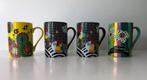 4 porseleinen mugs PYLONES, Nieuw, Ophalen of Verzenden, Overige stijlen, Kop(pen) en/of Schotel(s)