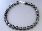 ONYX (14 MM) ketting oorhanger/set, Verzenden, Nieuw, Zwart, Met edelsteen