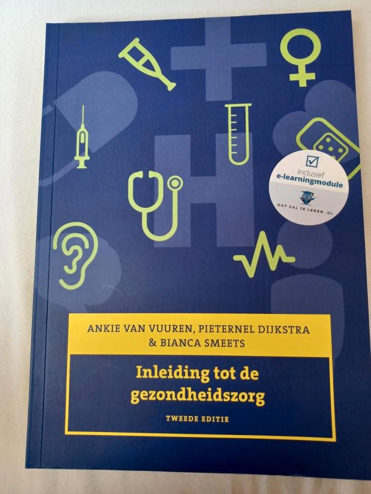 Ankie van Vuuren - Inleiding tot de gezondheidszorg, Boeken, Schoolboeken, Zo goed als nieuw, Nederlands, Overige niveaus, Ophalen of Verzenden
