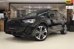 Audi Q3 Sportback 45 TFSIe S line /PANO/CARPLAY/CAM/B&O/STOE, Auto's, Audi, Gebruikt, Zwart, 150 pk, Leder en Stof
