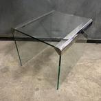 OPRUIMING Vintage Italiaans design Gallotti & Radice tafel, Huis en Inrichting, Minder dan 45 cm, Gebruikt, Metaal of Aluminium