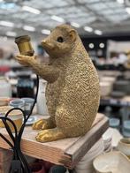 Tafellamp Egel in goud/brons aanbieding, Huis en Inrichting, Ophalen of Verzenden, Zo goed als nieuw, Minder dan 50 cm
