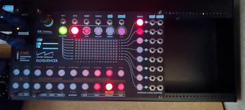 Eloquencer sequencer met EME midi kaart en eurorack case beschikbaar voor biedingen