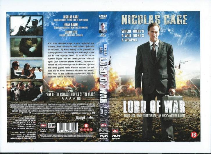 lord of war, Cd's en Dvd's, Dvd's | Actie, Zo goed als nieuw, Actie, Vanaf 16 jaar, Ophalen of Verzenden