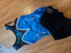 turnpakje maat 116 128 met bijpassend broekje., Sport en Fitness, Ophalen, Blauw, Nieuw, Kindermaat 122 t/m 140