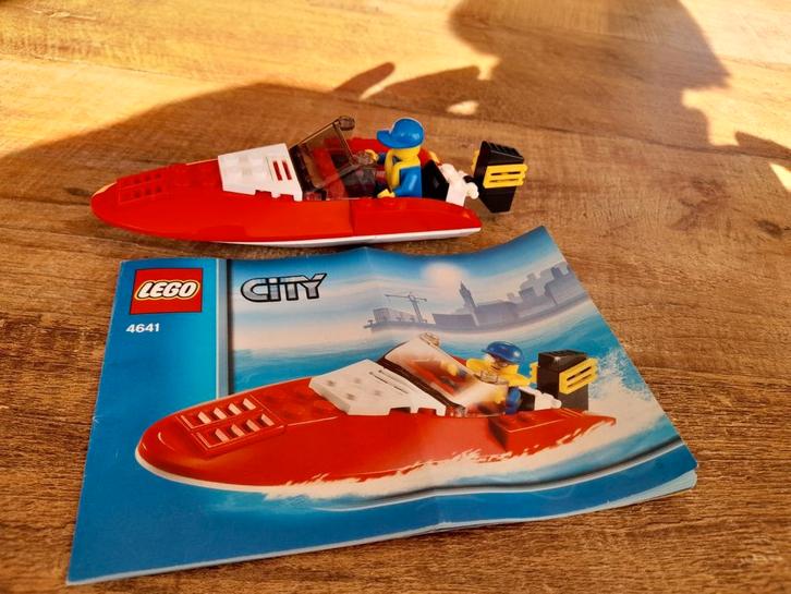 Lego city 4641 speedboot, Kinderen en Baby's, Speelgoed | Duplo en Lego, Zo goed als nieuw, Ophalen of Verzenden
