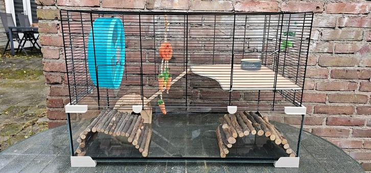 Ferplast Knaagdierenkooi Karat 80, Dieren en Toebehoren, Knaagdieren en Konijnen | Hokken en Kooien, Gebruikt, Kooi, Minder dan 60 cm