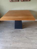 Riva tafel eiken vierkant, Ophalen, Gebruikt, Vier personen, 100 tot 150 cm