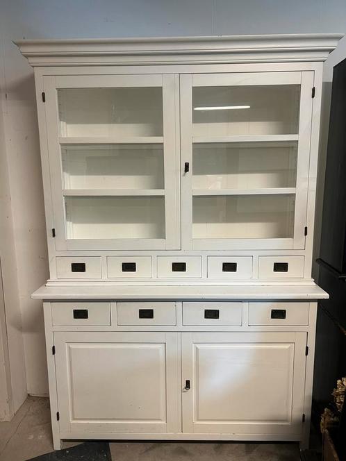 Buffetkast wit, Huis en Inrichting, Kasten | Boekenkasten, 25 tot 50 cm, Eikenhout, Ophalen