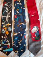Loony Toons, Snoopy, Sylvester, Bugs Bunny stropdassen., Ophalen of Verzenden, Zo goed als nieuw, Overige kleuren
