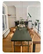 Leger veldtafel 182x 70xH76, Huis en Inrichting, Tafels | Eettafels, Ophalen, Gebruikt, 50 tot 100 cm, Vijf personen of meer