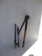 Afrikaanse kunst oude axe YaKa/Luba Congo en deelbare speer, Antiek en Kunst, Kunst | Niet-Westerse kunst, Ophalen of Verzenden