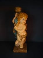 Kerstengel kandelaar 26 cm, Diversen, Kerst, Ophalen of Verzenden, Gebruikt