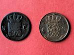 Zeldzame ½ Cent Willem III Setje, Ophalen of Verzenden, Koning Willem III, 1 cent, Setje