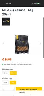 3 zakken big banana mtc 20mm, Watersport en Boten, Hengelsport | Karpervissen, Ophalen of Verzenden, Nieuw, Overige typen