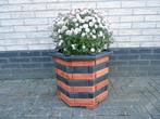 Grote Achthoekige Bloembak, Tuin en Terras, Minder dan 60 cm, Nieuw, Overige vormen, Hout