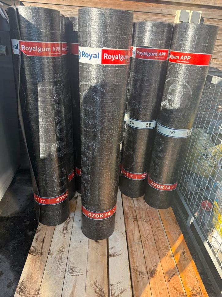 Dakbedekking - Dakleer - Brandrollen / 50€ per rol, Doe-het-zelf en Verbouw, Dakpannen en Dakbedekking, Nieuw, Dakleer, Ophalen