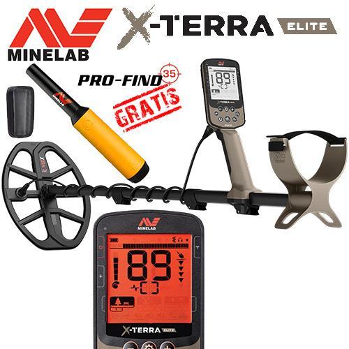 DETECTOR PLAZA: Minelab X-Terra Elite Multi-IQ en waterdicht, Hobby en Vrije tijd, Metaaldetectors, Nieuw, Meer dan 30 cm, Minelab