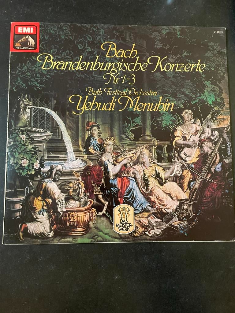 Bach Brandenburgische Konzerte LP, Ophalen of Verzenden, Zo goed als nieuw, 12 inch, Orkest of Ballet